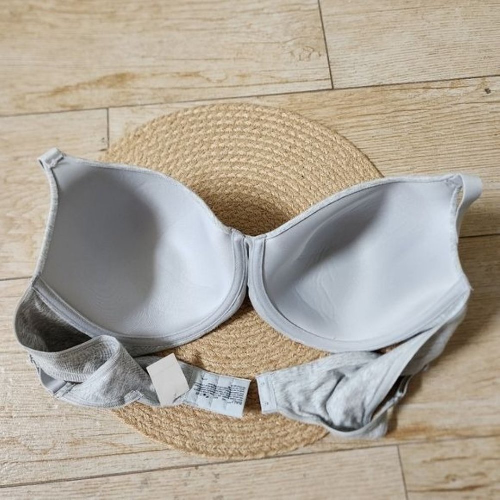 Bali Light Heather Gray Cloth Underwire Adjustable Semi Padded Bra 42D - Picture 5 of 6